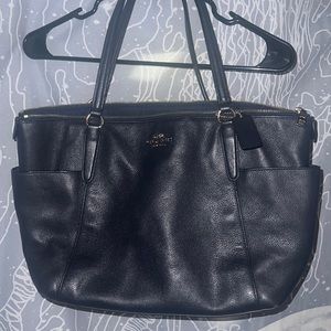 Coach shoulder bag Navy blue